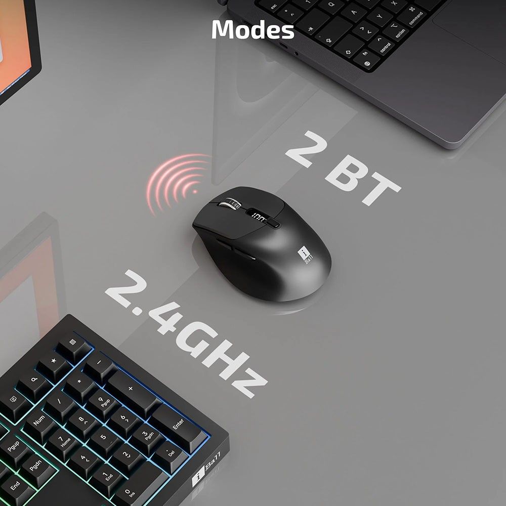 iBall GLIDR S300 Wireless Mouse Black 5 | Krgkart.com iBall GLIDR S300 Wireless Mouse - Black-5