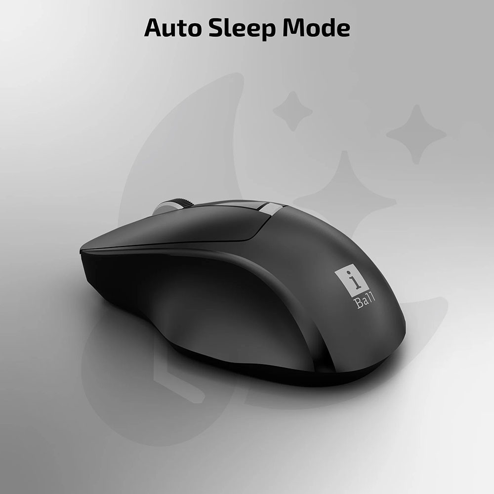 iBall Glidr S50 Wireless Mouse Black 2 | Krgkart.com iBall Glidr S50 Wireless Mouse - Black-2