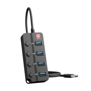 iBall Hubix 30 4 Ports USB 3.0 HUB - Black-1