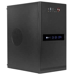iBall MT 100CD Mini Tower PC Cabinet with SMPS Black