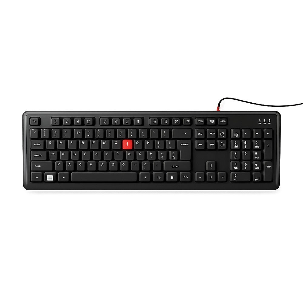 iBall Qwerty 101 Wired USB Keyboard Black 1 | Krgkart.com iBall Qwerty 101 Wired USB Keyboard - Black-1