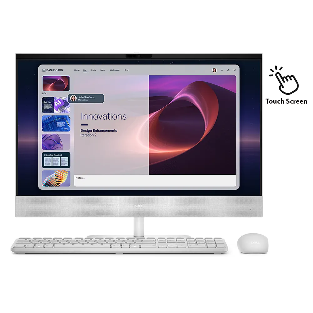 Dell EC24260 All in One Desktop CEC24260CTO1RINA3 1 krgkart | Krgkart.com Dell EC24260 All in One Desktop 23.8 inch FHD Touch Display Intel Core Ultra 7 355 16GB DDR5 RAM 1TB SSD
