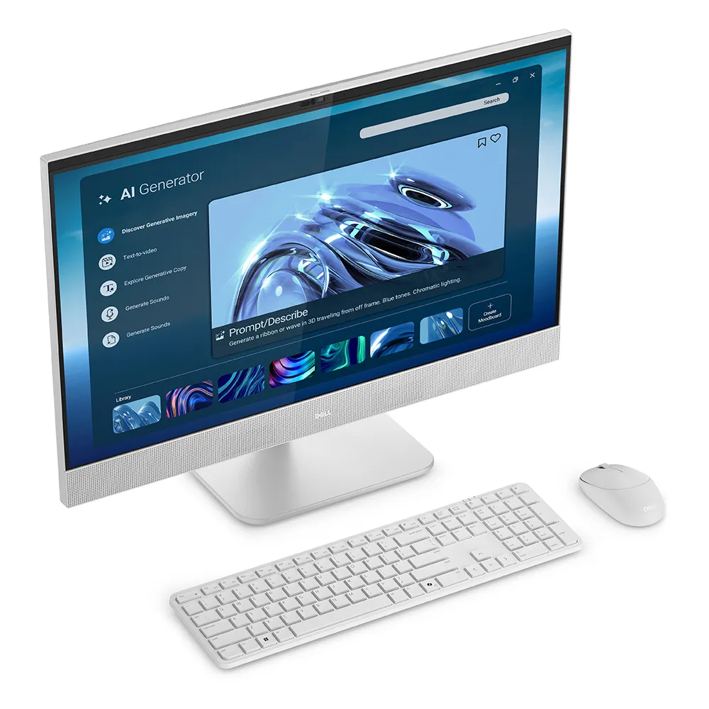 Dell EC27260 All in One Desktop CEC27260CTO1RINA3 2 krgkart | Krgkart.com Dell EC27260 All in One Desktop 27 inch QHD Display Intel Core Ultra 7 355 32GB DDR5 RAM 1TB SSD