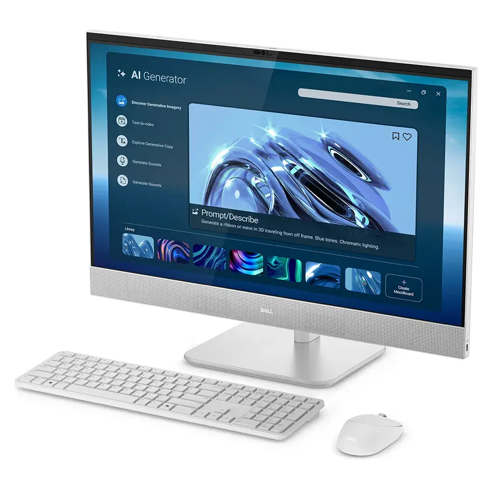 Dell EC27260 All in One Desktop CEC27260CTO1RINA3 3 krgkart | Krgkart.com Dell EC27260 All in One Desktop 27 inch QHD Display Intel Core Ultra 7 355 32GB DDR5 RAM 1TB SSD