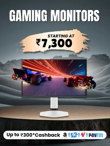gaming monitors starting 7,300