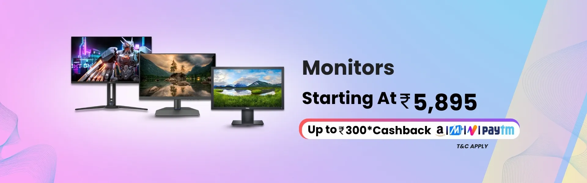 monitors starting at 5,895