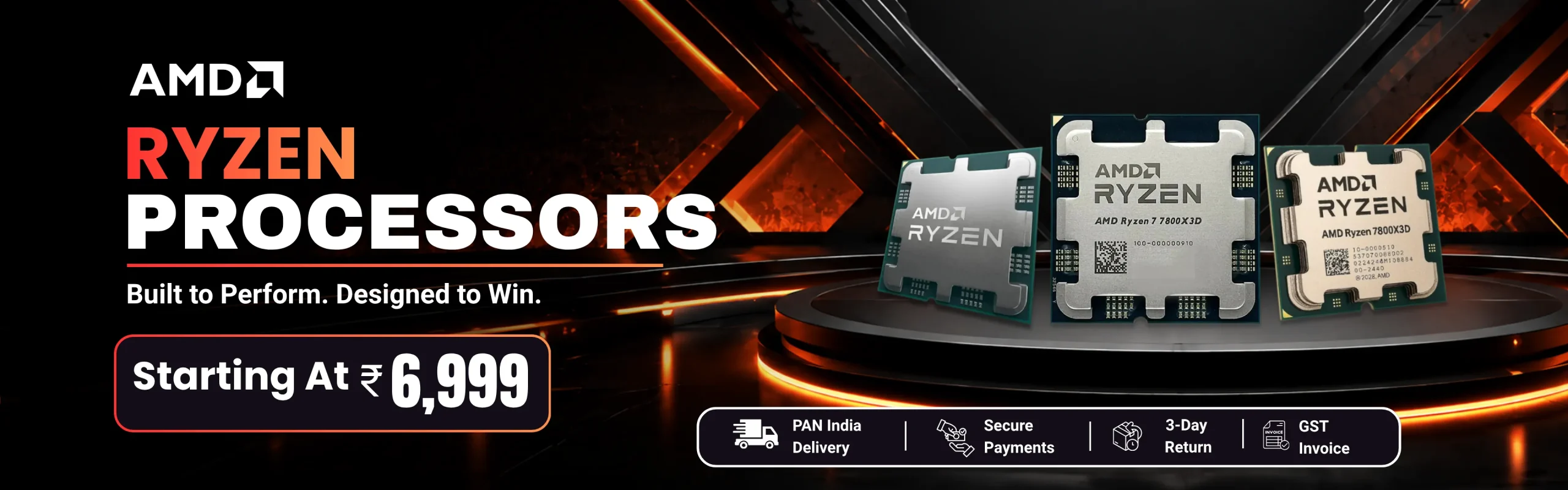 AMD RYZEN PROCERSSOR STARTING AT 6,999