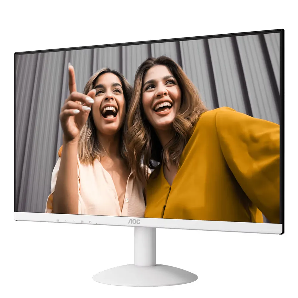 AOC 24B30H2 BW IPS LED Monitor Left View | Krgkart.com AOC 24B30H2 BW IPS LED Monitor 23.8 inch FHD 120Hz 1ms Response Time Adaptive Sync