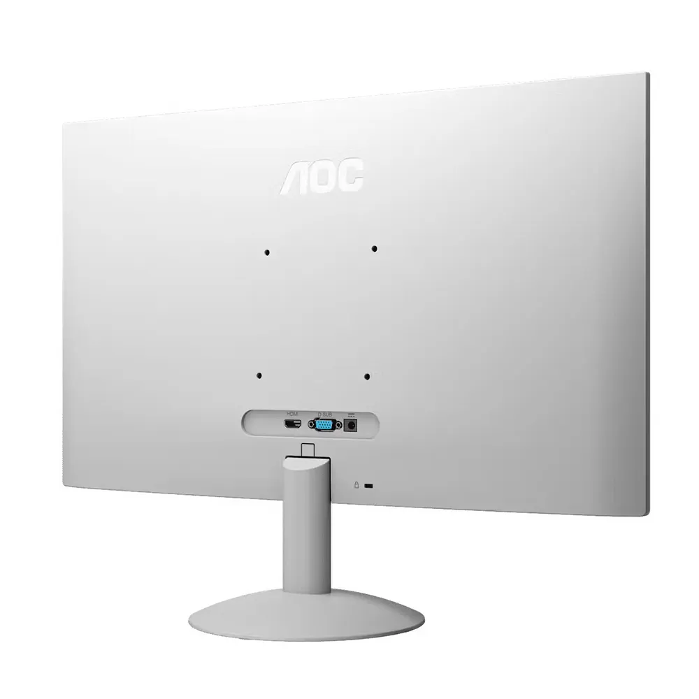 AOC 24B30H2 BW IPS LED Monitor Rear Left View | Krgkart.com AOC 24B30H2/BW IPS LED Monitor - 23.8 inch FHD 120Hz, 1ms Response Time, Adaptive Sync - Image 8