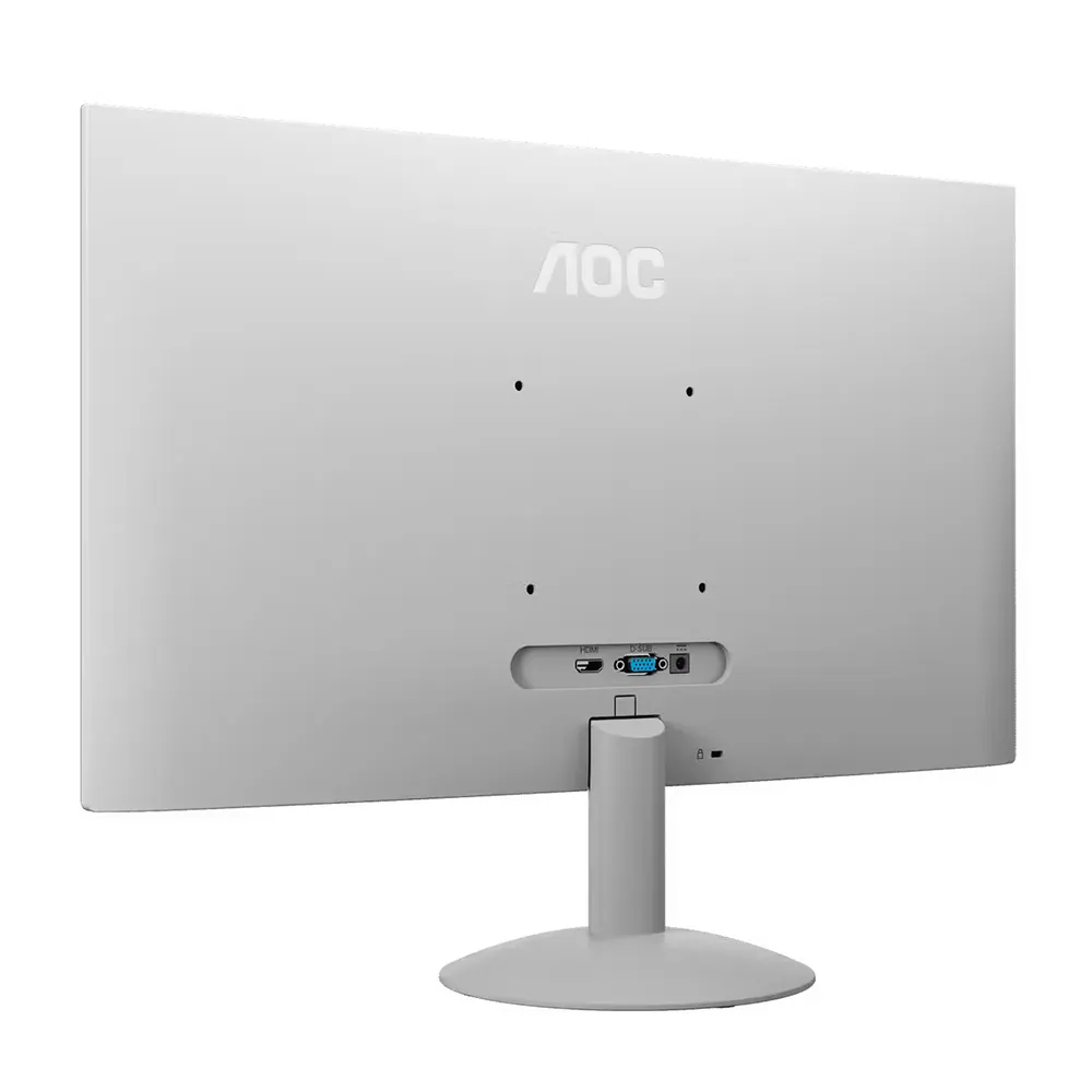 AOC 24B30H2 BW IPS LED Monitor Rear Right View | Krgkart.com AOC 24B30H2/BW IPS LED Monitor - 23.8 inch FHD 120Hz, 1ms Response Time, Adaptive Sync - Image 7
