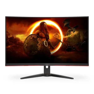 AOC C32G2ZE2 Curved LED Gaming Monitor 31.5 inch FHD 250Hz 0.5ms Response Time Adaptive Sync