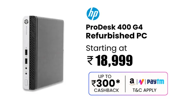 HP ProDesk 400 G4 Refurbished PC 18,999