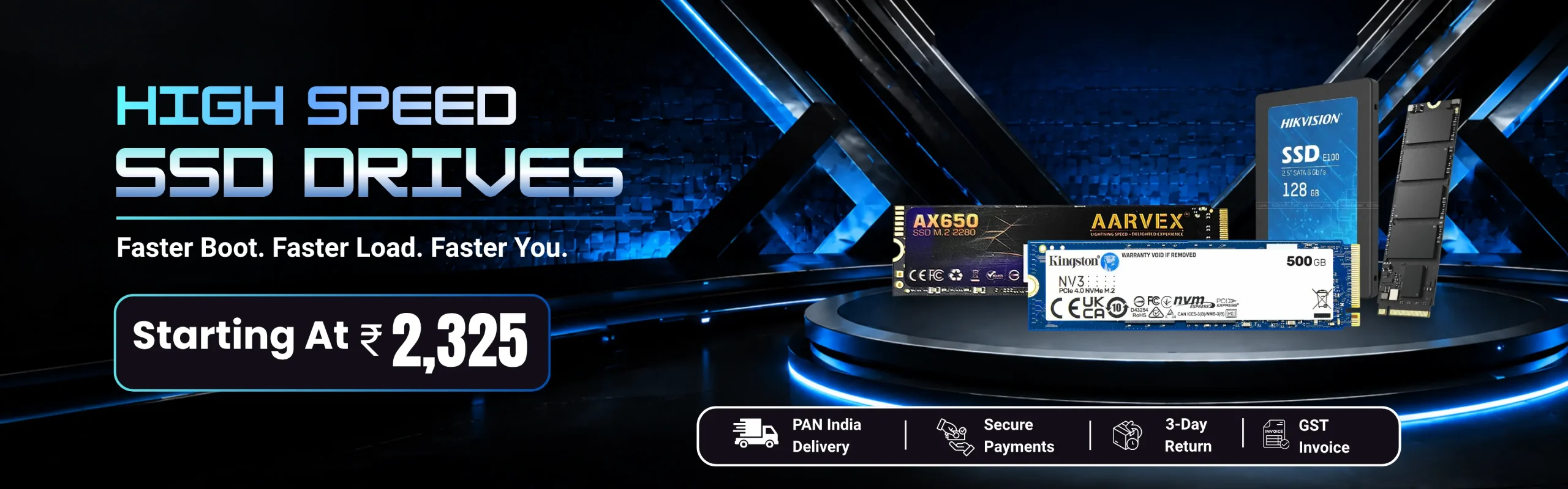 SSD STARTING AT 2,325