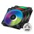 Arctic P12 PWM PST A-RGB 120mm Fan (Black) – 3 Pack