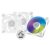 Arctic P12 PWM PST A-RGB 120mm Fan (White) – 3 Pack