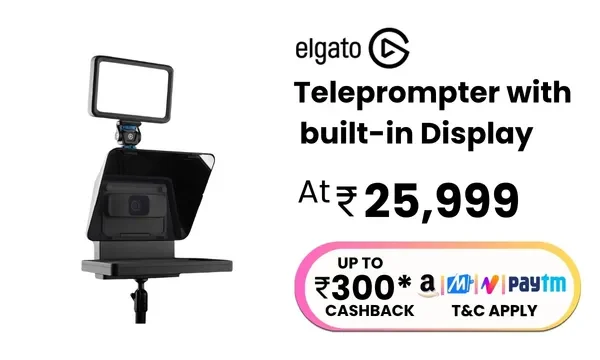 Elgato Teleprompter with built-in Display At 25,999