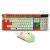 Frontech KB0043 Nova king RGB Gaming Keyboard Mouse Combo – White