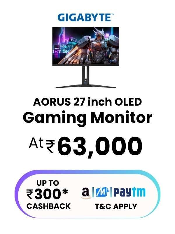 GIGABYTE GAMING MONITOR AT 63,000 MOB