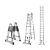 Gobbler GB-JTL09 2.8+2.8 Meters Telescopic Ladder