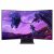 Samsung Odyssey Ark LS55BG970 55 Inch 4K UHD Curved Gaming Monitor | Smart TV Experience