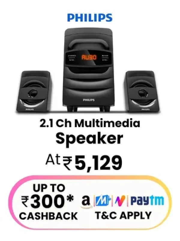 PHILIPS Multimedia Speaker At 5,129 Mob