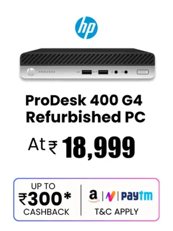 ProDesk 400 G4 Refurbished PC 18,999 MOB