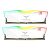 TeamGroup T-Force Delta RGB 16GB (2x8GB) 3200MHz DDR4 CL16 Desktop RAM – White