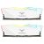 TeamGroup T-Force Delta RGB 16GB (2x8GB) 3600MHz DDR4 CL18 Desktop RAM – White