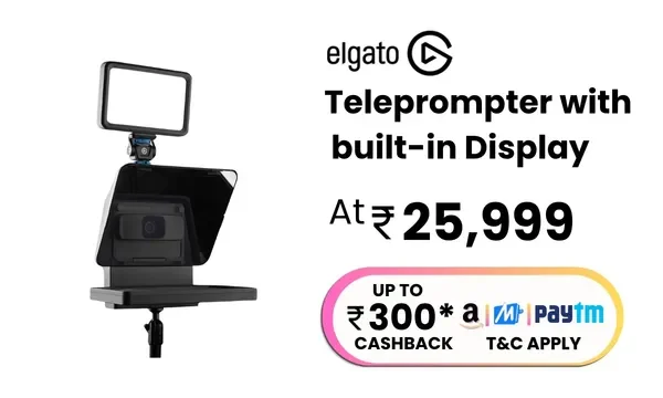 Teleprompter with built-in Display Elgato At 25,999